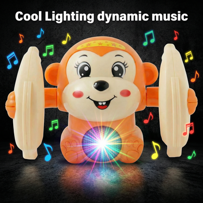 🎨🎨Spinning Tumble Monkey Interactive Toy 已改 美